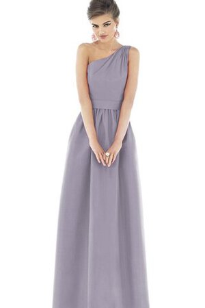 Robe demoiselle d'honneur sexy long avec zip a-ligne - Photo 1