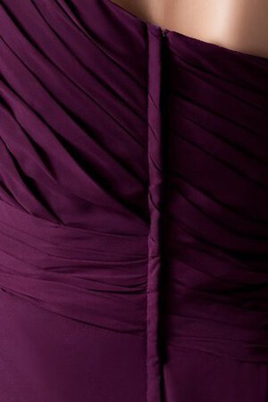 Robe de soirée avec décoration dentelle jusqu'au sol avec chiffon d'épaule asymétrique - Photo 7