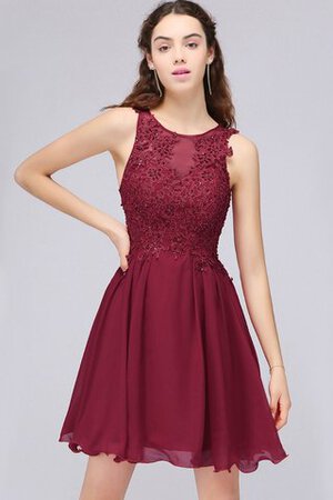 Glamouroso&Dramatico Vestido de Cóctel en Gasa de Espléndido de Encaje Adorno - Foto 1
