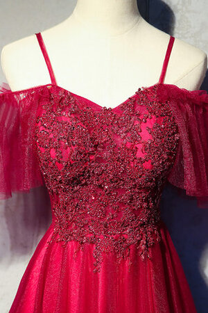 Normale Taille Satin Zauberhaft Exklusive Cocktailkleid mit Rüschen - Bild 4