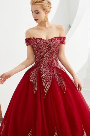 Robe de mariée adorable de mode de bal en satin luxueux longue - Photo 3