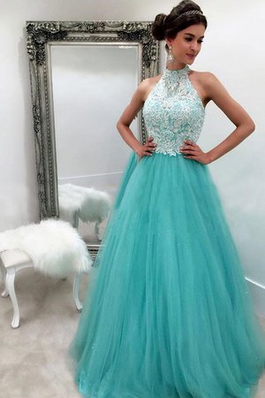 Vestido de Noche de Corte princesa de Corte-A de Increíble de Escote halter - Foto 1