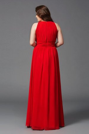 Gerüschtes Prinzessin Bezauberndes Ballkleid ohne Ärmeln aus Chiffon - Bild 2