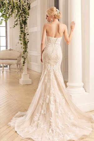 Abito da Sposa in pizzo Semplice in Pizzo Senza Maniche favola Sirena - Foto 2