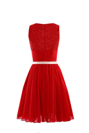 Robe demoiselle d'honneur exceptionnel solennel formelle romantique col en bateau - Photo 6