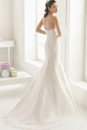 Abito da Sposa Sirena Principessa a Chiesa sensuale Pudica con Ricamo - Foto 5