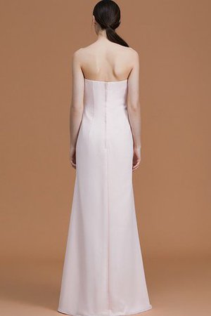 Natürliche Taile Trägerlos A Linie Gerüschtes Prinzessin Brautjungfernkleid - Bild 36