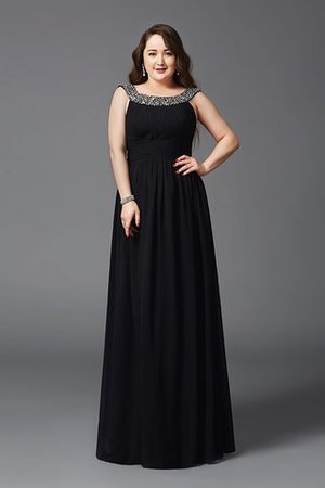 Robe de bal formelle col u profond fermeutre eclair en grandes tailles a-ligne - Photo 5