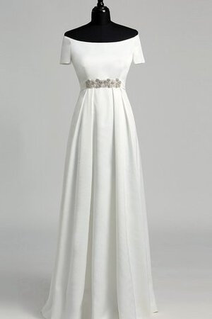 Abito da Sposa moda Fuori dalla spalla con Perline Vintage Cerniera Formale E Informale - Foto 1