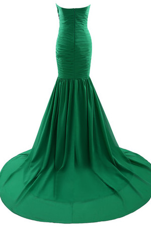 Keine Taille A-Line Chiffon Elegantes bodenlanges Abendkleid mit Reißverschluss - Bild 6