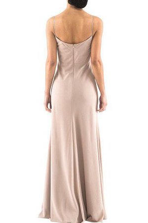 Abito da Damigella A Terra Tubino Vintage Semplice in Chiffon Cerniera - Foto 2