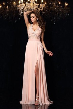 Prinzessin Ärmelloses Anständiges Formelles Abendkleid mit Bordüre - Bild 1