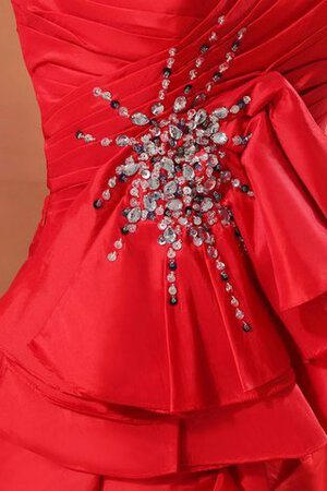 Herz-Ausschnitt Paillettenbesetztes Taft Meerjungfrau Stil sexy Abendkleid - Bild 4
