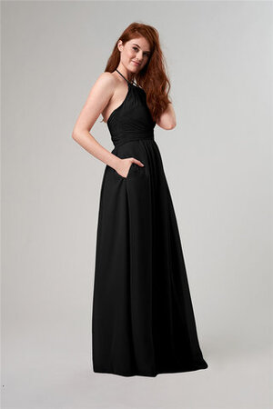 Robe demoiselle d'honneur sachet glamour longueur au ras du sol facile solennel - Photo 3
