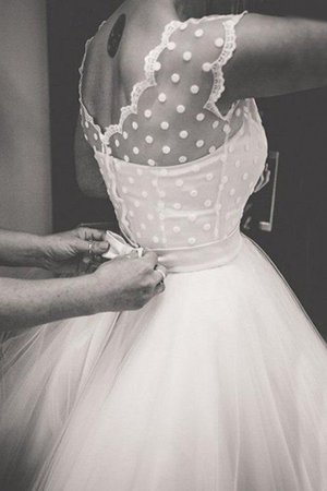 Abito da sposa senza maniche con increspature shiena sheer stravagante meraviglioso fancy - Foto 2