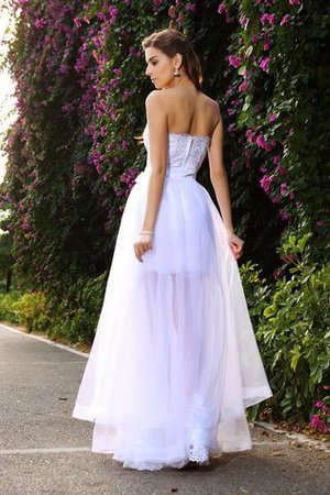 Elegante Vestido de Novia de Imperio Cintura de Escote Corazón de Cremallera - Foto 2