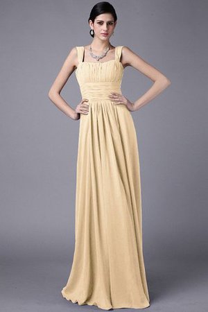 Plissiertes Reißverschluss Anständiges Bodenlanges Brautjungfernkleid aus Chiffon - Bild 6