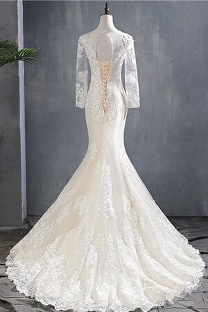 Robe de mariée en dentelle brillant salle interne de traîne courte distinguee - Photo 6