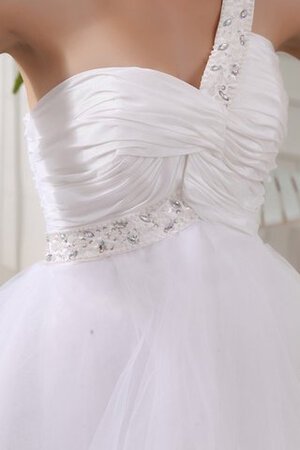 A-Linie Tüll Juwel Ausschnitt Spaghetti Träger mini Jugendweihekleid - Bild 5