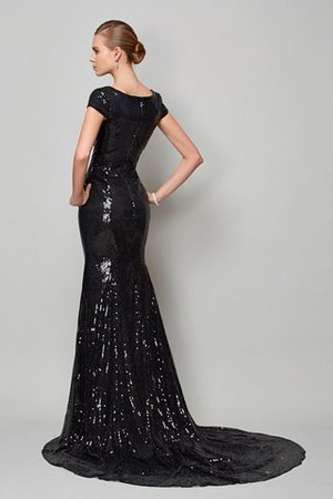 Abito mamma Sposa A-Line in Pizzo Cerniera con Manica Corte con Paillette - Foto 2