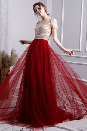 Gute Qualität Normale Taille Ausgefallenes Exklusive Ballkleid mit V-Ausschnitt - Bild 4