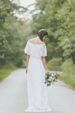 Abito da Sposa in Pizzo Semplice lusso Vintage A Terra A-Line - Foto 4