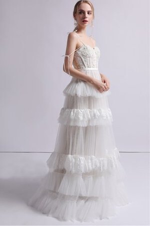 Abito da sposa stupefacente a sala in pizzo cerniera lungo lusso - Foto 8