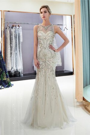 Meerjungfrau Stil Modisch Satin Attraktives Sittsames Ballkleid - Bild 2