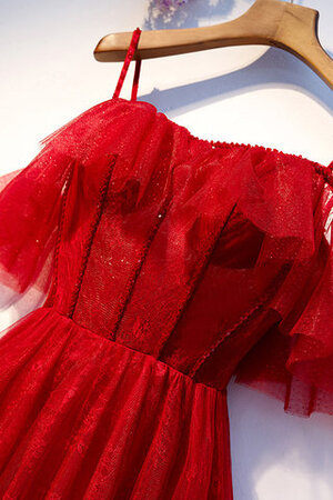 Vestido de Noche de Corte-A de Emocionante de Escote Corazón de Cordón - Foto 5