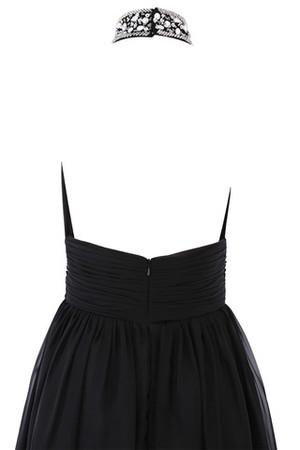Robe de cocktail chic bustier de plissé manche nulle avec cristal au drapée - Photo 6