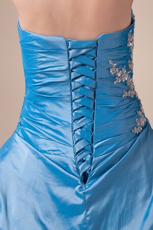 Plissiertes Ärmelloses Duchesse-Linie Quinceanera Kleid mit Applikation mit Pick-Ups - Bild 7