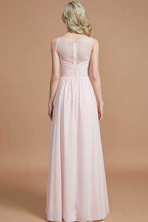 Vestido de Dama de Honor de Barco de Natural de Hasta el suelo de Sin mangas - Foto 35