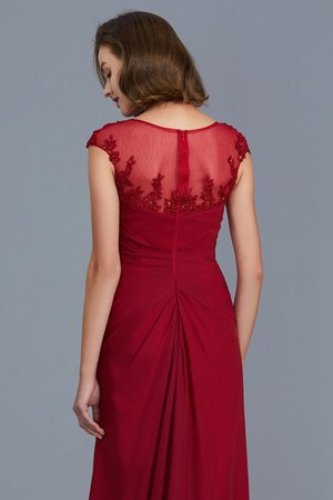 Etui Faszinierend Normale Taille Schaufel-Ausschnitt Bodenlanges Brautmutterkleid - Bild 8