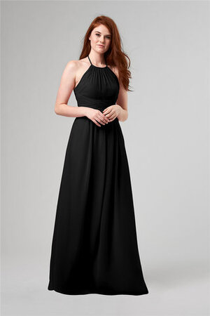Robe demoiselle d'honneur sachet glamour longueur au ras du sol facile solennel - Photo 1