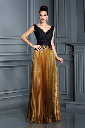 Empire Taille Ärmellos Ewiges Bodenlanges Abendkleid aus Organza - Bild 2