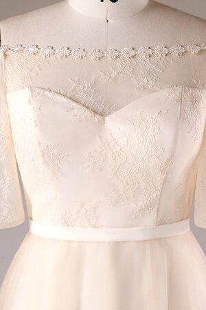Robe de mariée avec lacets chaming en tout plein air informel courte - Photo 4