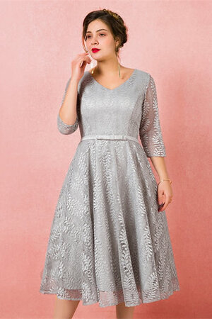 3 /4 Länge Ärmeln Natürliche Taile Verlockend Modisches Pompöse Brautmutterkleid - Bild 2