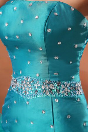 Trägerloser Ausschnitt A Linie Quinceanera Kleid mit Rüschen - Bild 4