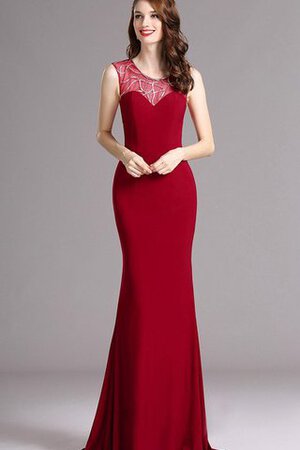 Robe de bal naturel eclaté col u profond avec sans manches de traîne courte - Photo 1