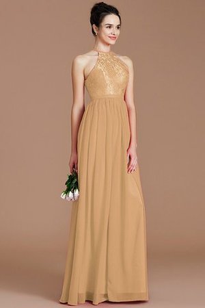 Prinzessin Normale Taille Reißverschluss Neckholder Chiffon Brautjungfernkleid - Bild 17