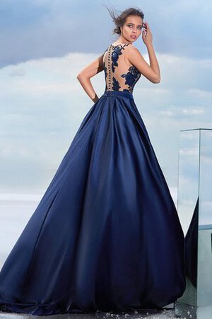 A Linie ewiges Duchesse-Linie Schaufel-Ausschnitt romantisches Ballkleid mit Applike - Bild 2