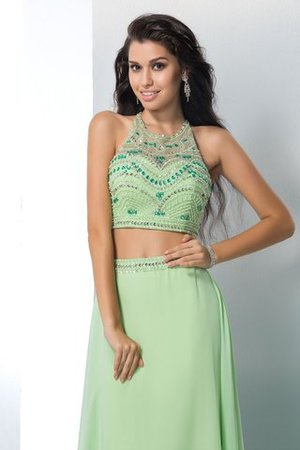 Vestido de Noche de Corte princesa de Natural de Hasta el suelo de Escote halter - Foto 6