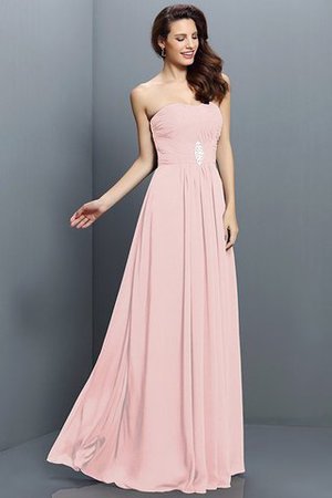 Chiffon Prinzessin Empire Taille A Linie Reißverschluss Brautjungfernkleid - Bild 21
