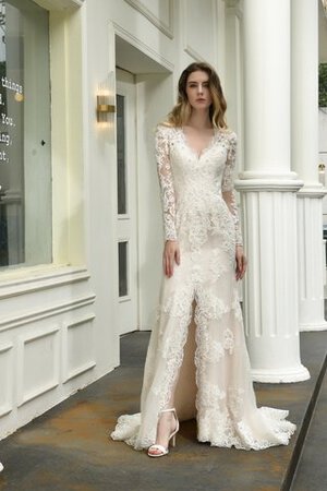 Engelhaft Exklusive Bodenlanges Anständiges Formelles Brautkleid - Bild 9