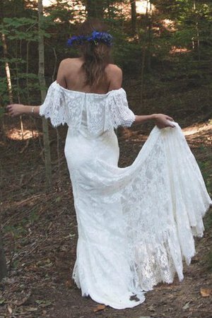 Informal&Casual Vestido de Novia de Corte Recto de Borde-Festoneado - Foto 3