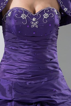 Robe de quinceanera broder de col en cœur ornée de mode de bal - Photo 2