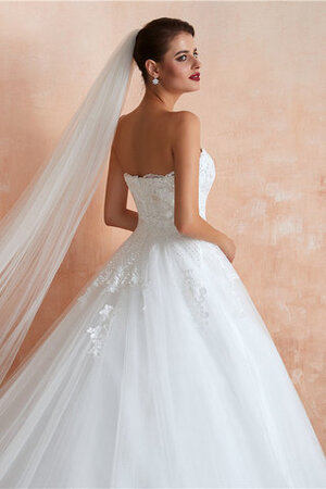 Vestido de Novia en Tul de Escote Corazón de Encantador de Largo - Foto 5