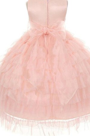 Robe de cortège enfant avec perle textile en tulle de tour de ceinture empire ligne a - Photo 5