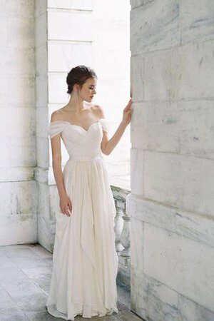 Robe de mariée attirent avec sans manches epaule nue fermeutre eclair croisade - Photo 2