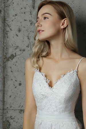 Abito da sposa esclusivo conotta coda a strascico corto in pizzo meravigliosa con nastro - Foto 4